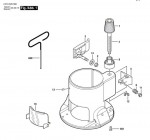 Bosch 2 610 925 360 RA 1165 Routing Table Spare Parts